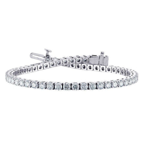 Round Brilliant Diamond Bangle Bracelet (0.25 ctw) | Costco